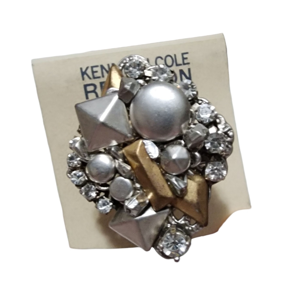Kenneth Cole sz 7 NOS mixed metal ring